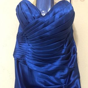 Royal blue dress